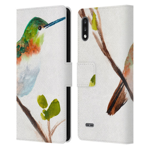 Mai Autumn Birds Hummingbird Leather Book Wallet Case Cover For LG K22