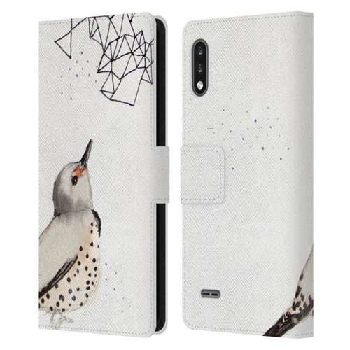 Mai Autumn Birds Northern Flicker Leather Book Wallet Case Cover For LG K22