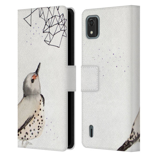 Mai Autumn Birds Northern Flicker Leather Book Wallet Case Cover For Nokia C2 2nd Edition