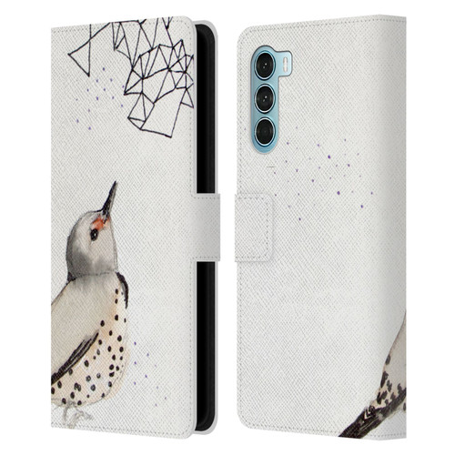 Mai Autumn Birds Northern Flicker Leather Book Wallet Case Cover For Motorola Edge S30 / Moto G200 5G