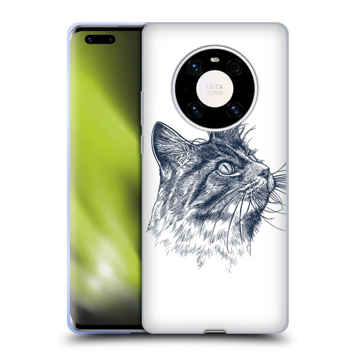 Rachel Caldwell Animals 3 Cat Soft Gel Case for Huawei Mate 40 Pro 5G