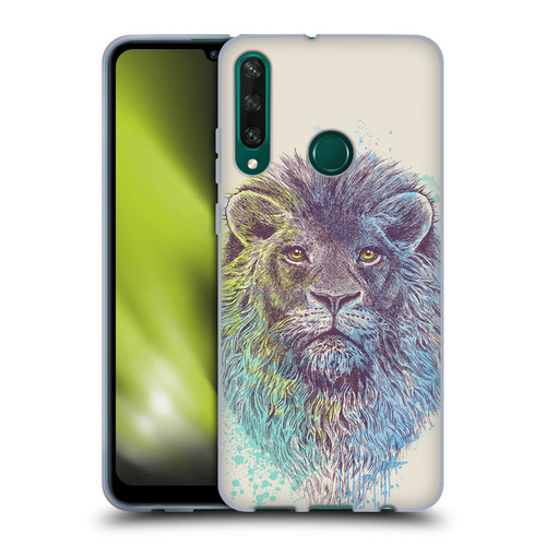 Rachel Caldwell Animals 3 Lion Soft Gel Case for Huawei Y6p