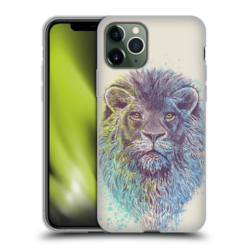 Rachel Caldwell Animals 3 Lion Soft Gel Case for Apple iPhone 11 Pro