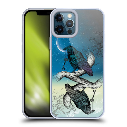 Rachel Caldwell Animals 3 Raven Soft Gel Case for Apple iPhone 12 Pro Max