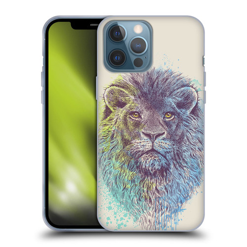 Rachel Caldwell Animals 3 Lion Soft Gel Case for Apple iPhone 13 Pro Max