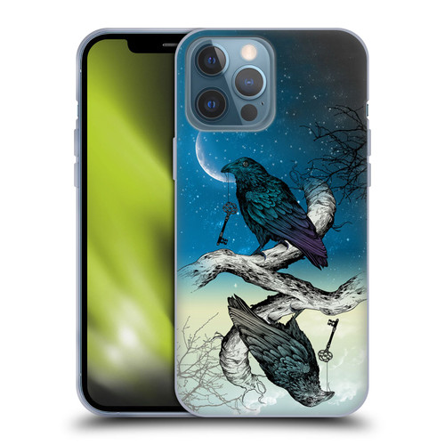 Rachel Caldwell Animals 3 Raven Soft Gel Case for Apple iPhone 13 Pro Max