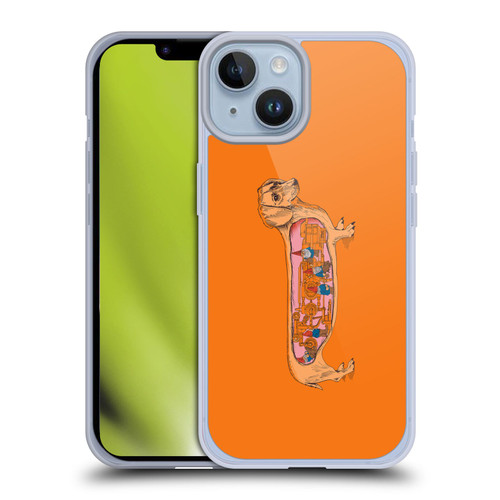 Rachel Caldwell Animals 3 Dachshund Soft Gel Case for Apple iPhone 14