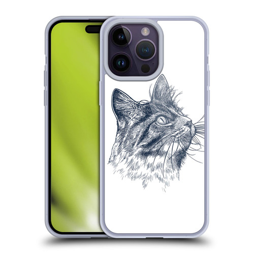 Rachel Caldwell Animals 3 Cat Soft Gel Case for Apple iPhone 14 Pro Max