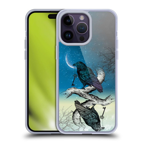 Rachel Caldwell Animals 3 Raven Soft Gel Case for Apple iPhone 14 Pro Max
