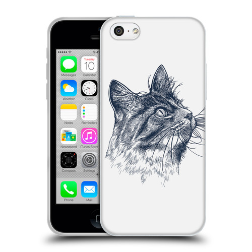 Rachel Caldwell Animals 3 Cat Soft Gel Case for Apple iPhone 5c