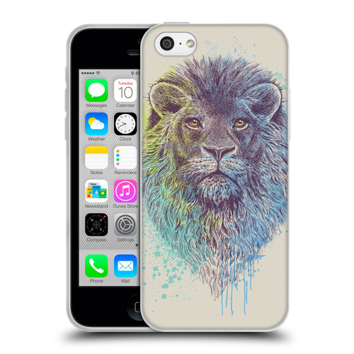 Rachel Caldwell Animals 3 Lion Soft Gel Case for Apple iPhone 5c
