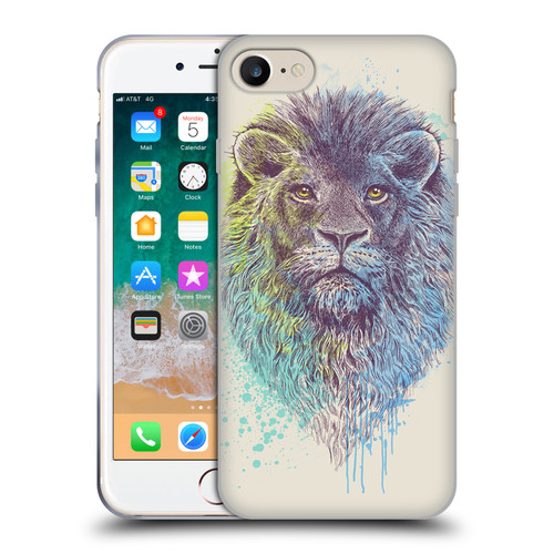 Rachel Caldwell Animals 3 Lion Soft Gel Case for Apple iPhone 7 / 8 / SE 2020 & 2022