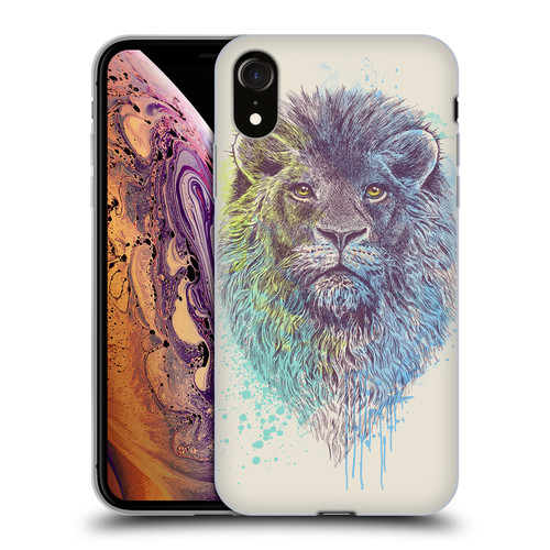Rachel Caldwell Animals 3 Lion Soft Gel Case for Apple iPhone XR