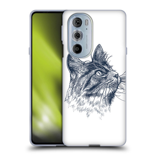 Rachel Caldwell Animals 3 Cat Soft Gel Case for Motorola Edge X30