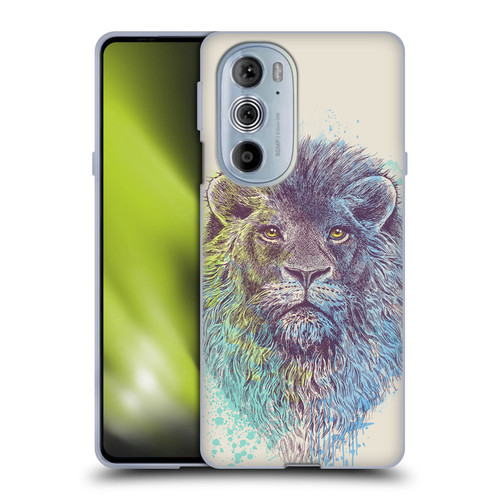 Rachel Caldwell Animals 3 Lion Soft Gel Case for Motorola Edge X30
