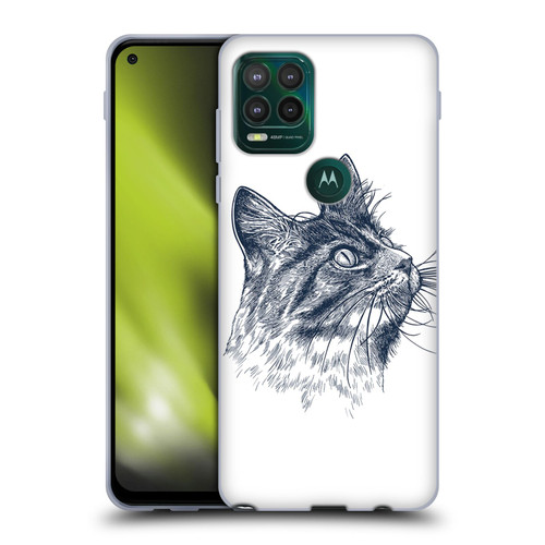 Rachel Caldwell Animals 3 Cat Soft Gel Case for Motorola Moto G Stylus 5G 2021