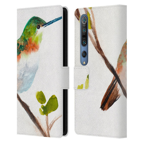 Mai Autumn Birds Hummingbird Leather Book Wallet Case Cover For Xiaomi Mi 10 5G / Mi 10 Pro 5G
