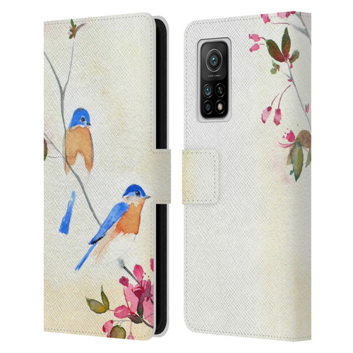 Mai Autumn Birds Blossoms Leather Book Wallet Case Cover For Xiaomi Mi 10T 5G