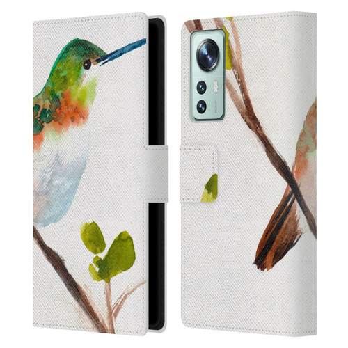 Mai Autumn Birds Hummingbird Leather Book Wallet Case Cover For Xiaomi 12