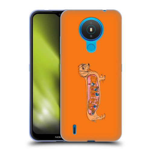 Rachel Caldwell Animals 3 Dachshund Soft Gel Case for Nokia 1.4