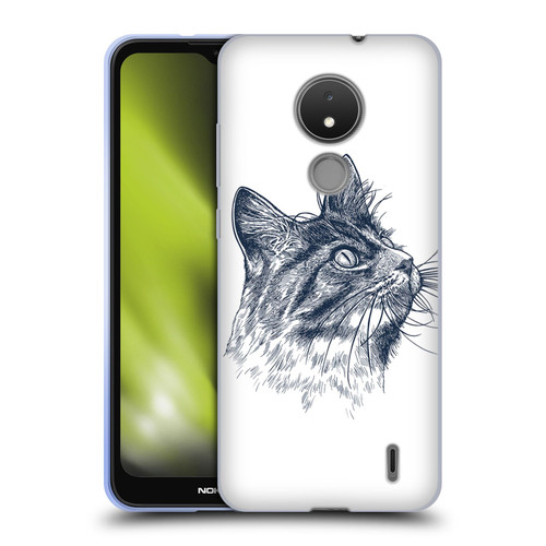 Rachel Caldwell Animals 3 Cat Soft Gel Case for Nokia C21