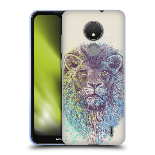 Rachel Caldwell Animals 3 Lion Soft Gel Case for Nokia C21