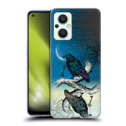 Rachel Caldwell Animals 3 Raven Soft Gel Case for OPPO Reno8 Lite