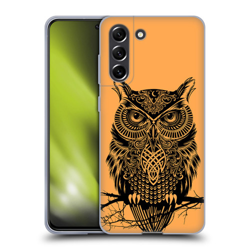 Rachel Caldwell Animals 3 Owl 2 Soft Gel Case for Samsung Galaxy S21 FE 5G