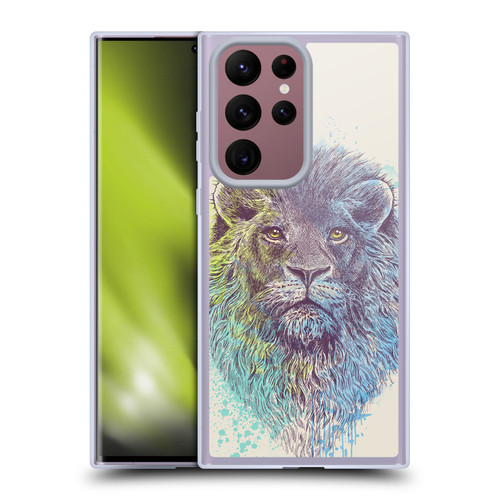 Rachel Caldwell Animals 3 Lion Soft Gel Case for Samsung Galaxy S22 Ultra 5G