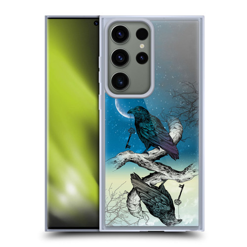 Rachel Caldwell Animals 3 Raven Soft Gel Case for Samsung Galaxy S23 Ultra 5G