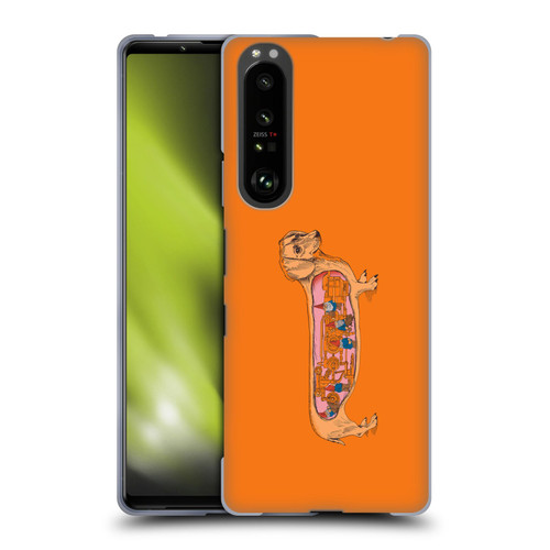 Rachel Caldwell Animals 3 Dachshund Soft Gel Case for Sony Xperia 1 III