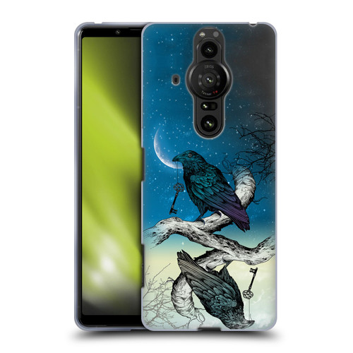 Rachel Caldwell Animals 3 Raven Soft Gel Case for Sony Xperia Pro-I