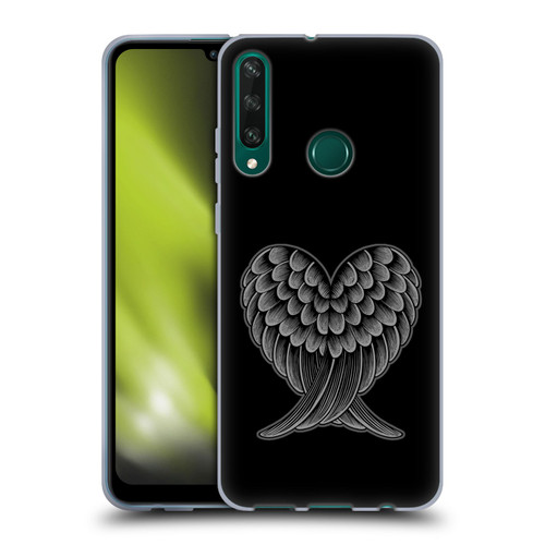 Rachel Caldwell Illustrations Heart Wings Soft Gel Case for Huawei Y6p