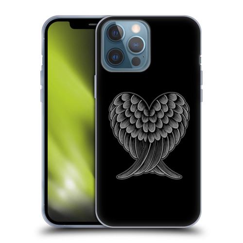 Rachel Caldwell Illustrations Heart Wings Soft Gel Case for Apple iPhone 13 Pro Max