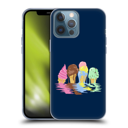 Rachel Caldwell Illustrations Ice Cream River Soft Gel Case for Apple iPhone 13 Pro Max