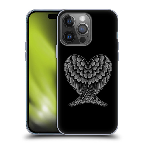 Rachel Caldwell Illustrations Heart Wings Soft Gel Case for Apple iPhone 14 Pro