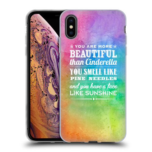 Rachel Caldwell Illustrations You Are More Soft Gel Case for Apple iPhone XS Max