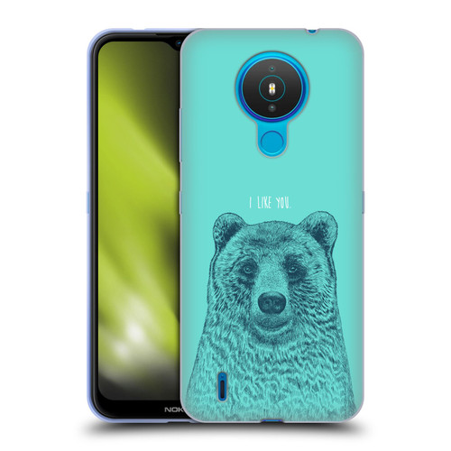 Rachel Caldwell Illustrations Bear Root Soft Gel Case for Nokia 1.4