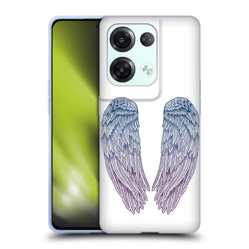 Rachel Caldwell Illustrations Angel Wings Soft Gel Case for OPPO Reno8 Pro