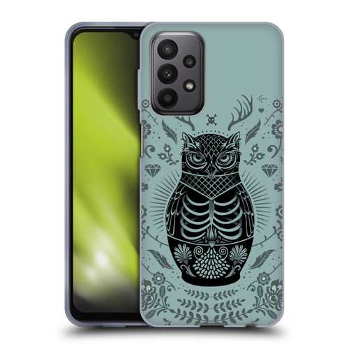 Rachel Caldwell Illustrations Owl Doll Soft Gel Case for Samsung Galaxy A23 / 5G (2022)