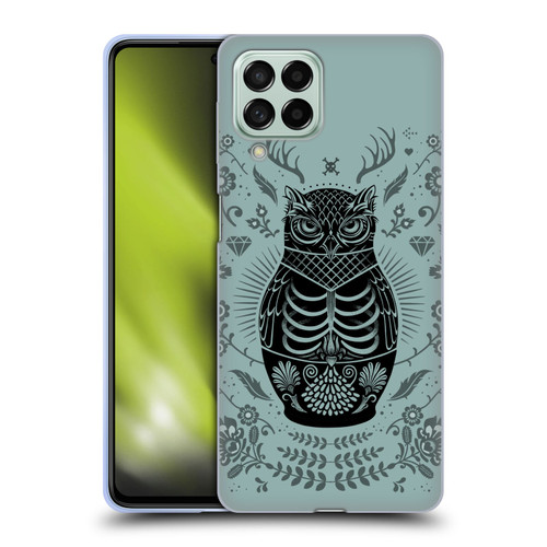 Rachel Caldwell Illustrations Owl Doll Soft Gel Case for Samsung Galaxy M53 (2022)