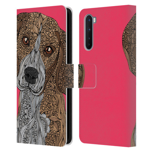 Valentina Dogs Beagle Leather Book Wallet Case Cover For OnePlus Nord 5G
