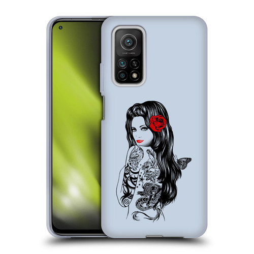 Rachel Caldwell Illustrations Tattoo Girl Soft Gel Case for Xiaomi Mi 10T 5G