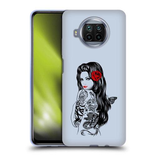 Rachel Caldwell Illustrations Tattoo Girl Soft Gel Case for Xiaomi Mi 10T Lite 5G