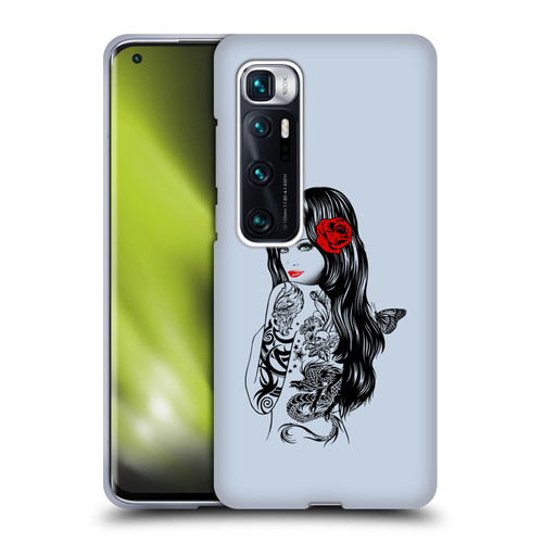 Rachel Caldwell Illustrations Tattoo Girl Soft Gel Case for Xiaomi Mi 10 Ultra 5G