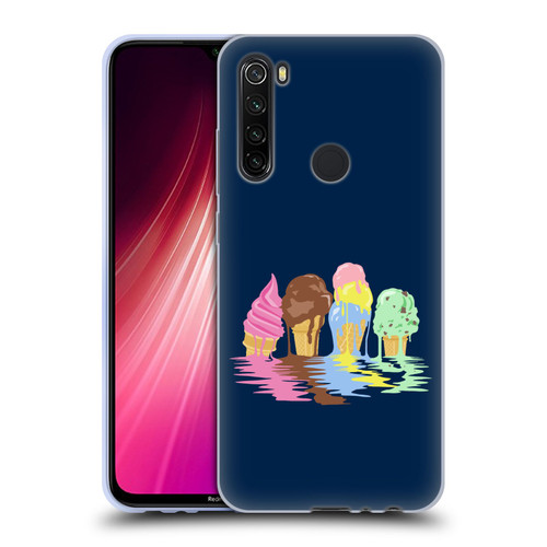 Rachel Caldwell Illustrations Ice Cream River Soft Gel Case for Xiaomi Redmi Note 8T