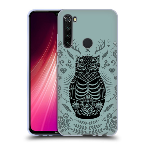 Rachel Caldwell Illustrations Owl Doll Soft Gel Case for Xiaomi Redmi Note 8T