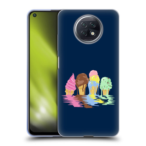 Rachel Caldwell Illustrations Ice Cream River Soft Gel Case for Xiaomi Redmi Note 9T 5G