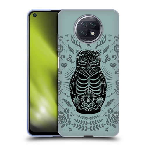 Rachel Caldwell Illustrations Owl Doll Soft Gel Case for Xiaomi Redmi Note 9T 5G