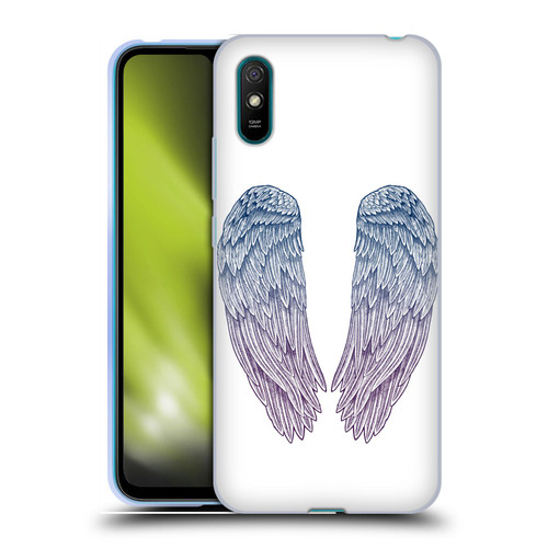 Rachel Caldwell Illustrations Angel Wings Soft Gel Case for Xiaomi Redmi 9A / Redmi 9AT